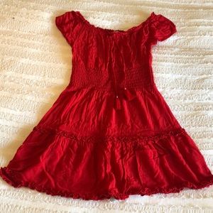 Off The Shoulder Babydoll Dress